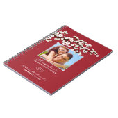 Cherry Blossom Wedding Planner Notebook (aqua) Notitieboek (Linkerzijde)