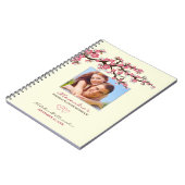 Cherry Blossom Wedding Planner Notebook (roze) Notitieboek (Linkerzijde)
