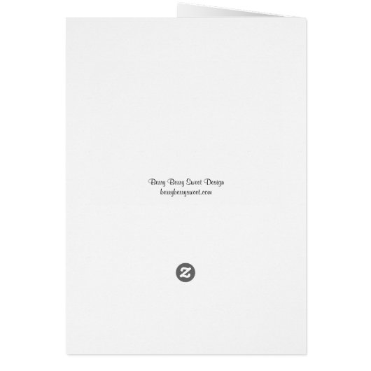 Cherry Blossom Wedding Program Card (Achterkant)