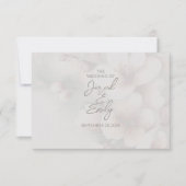 Cherry Blossom Wedding RSVP Kaartje (Voorkant)
