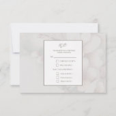 Cherry Blossom Wedding RSVP Kaartje (Achterkant)