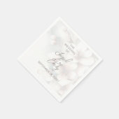 Cherry Blossom Wedding Servet (Hoek)