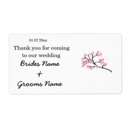 Cherry Blossom Wedding Souvenirs Gifts Giveaways Etiket