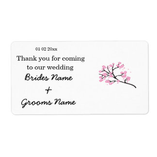 Cherry Blossom Wedding Souvenirs Gifts Giveaways Etiket