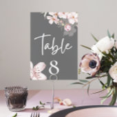 Cherry Blossom Wedding Table Card Kaart