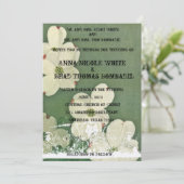  Cherry Blossom Wedding Uitnodiging (Staand voorkant)