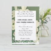 Cherry Blossom Wedding Uitnodiging (Staand voorkant)