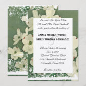 Cherry Blossom Wedding Uitnodiging (Voorkant / Achterkant)