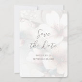 Cherry Blossom Wedding Voeg foto toe Bewaar de dat Save The Date (Voorkant)