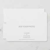 Cherry Blossom Wedding Voeg foto toe Bewaar de dat Save The Date (Achterkant)