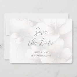 Cherry Blossom Wedding Voeg foto toe Bewaar de dat Save The Date