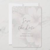 Cherry Blossom Wedding Voeg foto toe Bewaar de dat Save The Date (Voorkant)