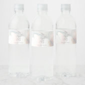 Cherry Blossom Wedding Waterfles Etiket (Flessen)