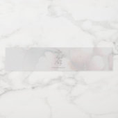 Cherry Blossom Wedding Waterfles Etiket (Enkel label)