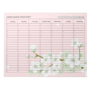 Cherry Blossom Weekly Appointment Schedule Notitieblok