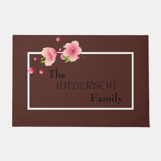 Cherry Blossom Welkom bij ons thuis Deurmat (Voorkant)