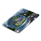 Cherry Blossom Wereldbol Flexible Magnet Magneet (Linkerzijde)
