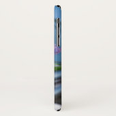 Cherry Blossom Wereldbol iPhone Case (Achterkant/links)