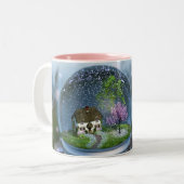 Cherry Blossom Wereldbol Mok (Voorkant links)