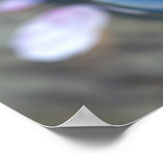 Cherry Blossom Wereldbol Print (Hoek)