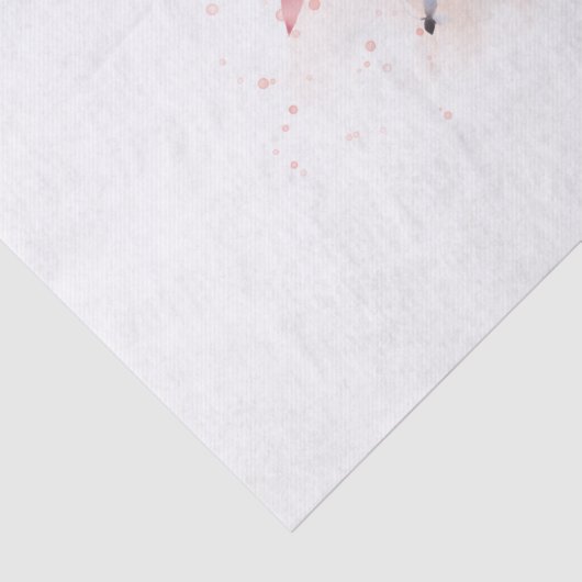 Cherry Blossom Whimsical Bouquet Tissuepapier (Detail)