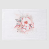 Cherry Blossom Whimsical Bouquet Tissuepapier (Voorkant)