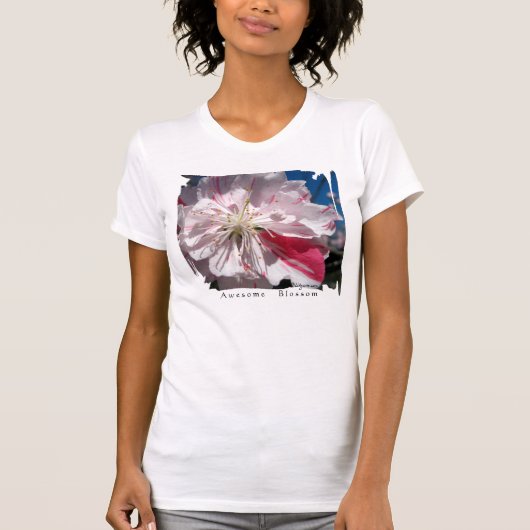 Cherry Blossom White Bloom Tanktop (Voorkant)