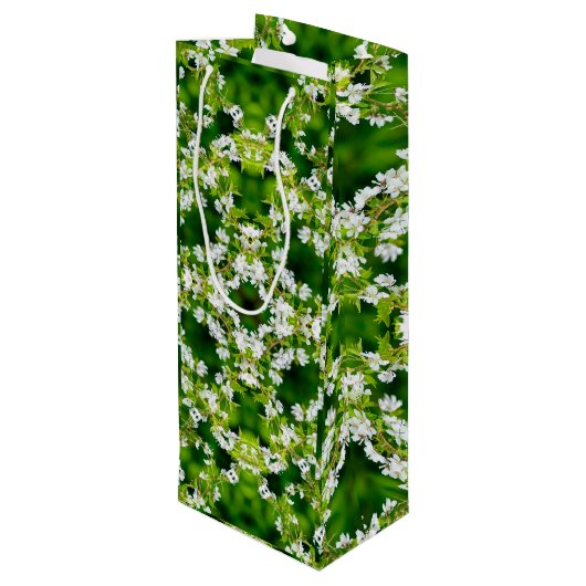 Cherry Blossom Wijn Cadeautas (Achterkant Gekanteld)