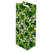 Cherry Blossom Wijn Cadeautas (Voorkant Gekanteld)