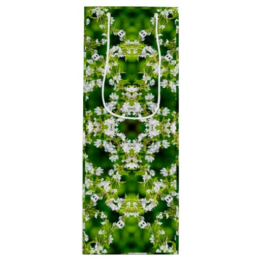 Cherry Blossom Wijn Cadeautas (Voorkant)