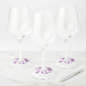 Cherry blossom wijnglaslabel (Set)