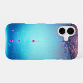Cherry Blossom Wish Heart Drop Phone Case iPhone 16 Hoesje (Achterkant horizontaal)
