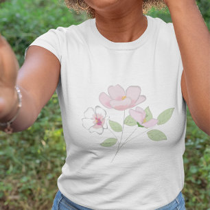 Cherry Blossom Women's Basic T-Shirt