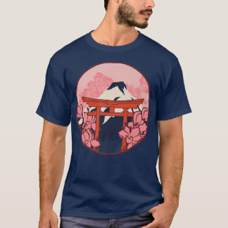 Cherry Blossom Woodblock T-shirt