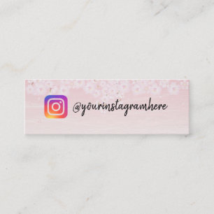 Cherry Blossom Wooden visitekaartje