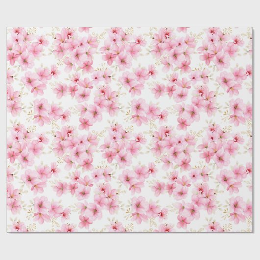Cherry Blossom Wrapping Paper Cadeaupapier (Vlak)