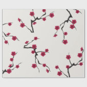 Cherry Blossom Wrapping Paper Cadeaupapier (Vlak)