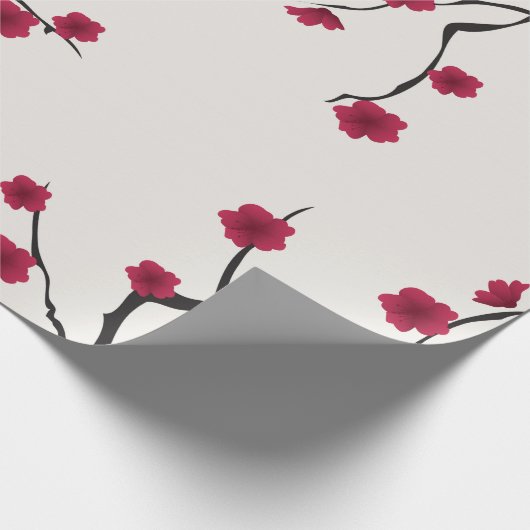 Cherry Blossom Wrapping Paper Cadeaupapier (Hoek)