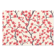 Cherry Blossom Wrapping Paper (Set van 3)