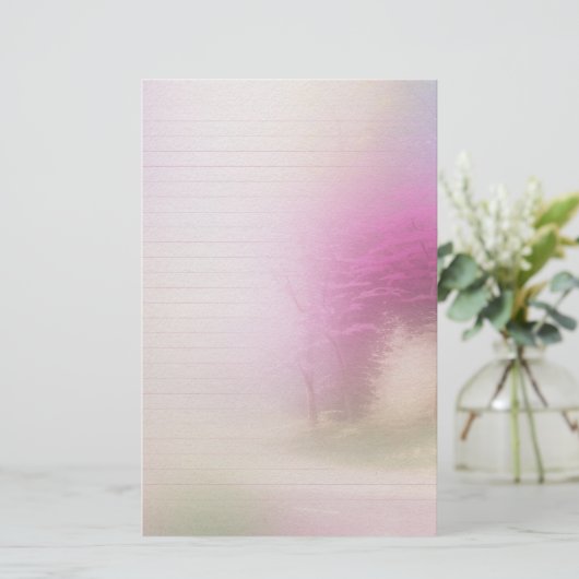 Cherry Blossom Writing Paper Briefpapier (Staand voorkant)