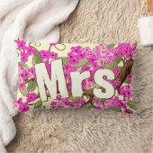 Cherry Blossom Yellow Pink Mrs Bride Pillow Kussen (Deken)