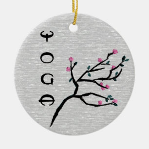 Cherry Blossom - Yoga Decor Keramisch Ornament