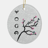 Cherry Blossom - Yoga Decor Keramisch Ornament (Links)