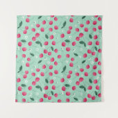 Cherry Blossom: Zomer Feestelijk Ontwerp Wandkleed (Voorkant (horizontaal))