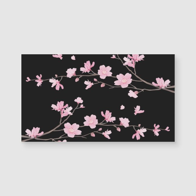 Cherry Blossom - zwart (Voorkant)