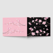 Cherry Blossom - zwart Gastenboek (Volledig)