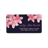 Cherry    BlossomAddress Label (Voorkant)