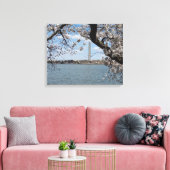 CHERRY BLOSSOMS #1 OP CANVAS 20 "x 16" Afdruk (Insitu (Woonkamer))