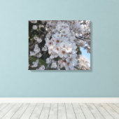 CHERRY BLOSSOMS #2 OP CANVAS 20 "x 16" Afdruk (Insitu (Houten vloer))