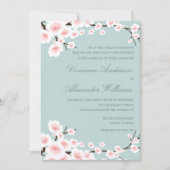 CHERRY BLOSSOMS | AFBEELDINGSINVITATIE KAART (Voorkant)